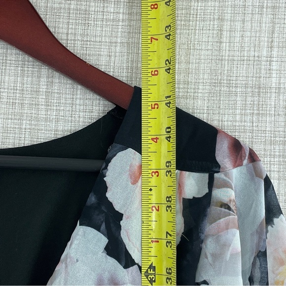 City Chic Austin floral print large Mini Dress - Picture 5 of 8